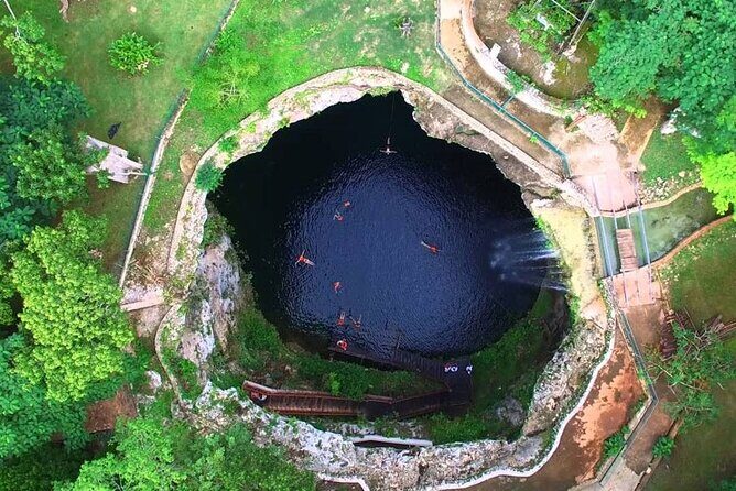 Full-day Tour of Chichen Itza, Cenote & Valladolid City - Cenote Nool Ha: swim time plus lockers and vest