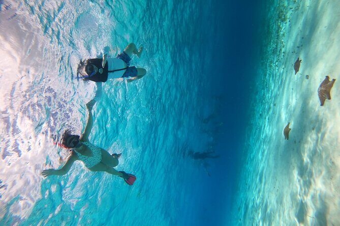 Get to know heaven on earth with Chivis del mar private - Stop 2: Playa El Cielo starfish sandbank