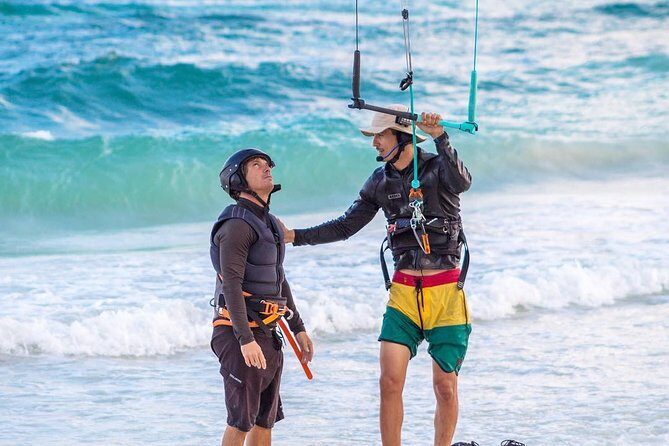 Group Kiteboarding Lesson in Tulum - Beach skills: kite and wind theory, bar safety, and self-rescue