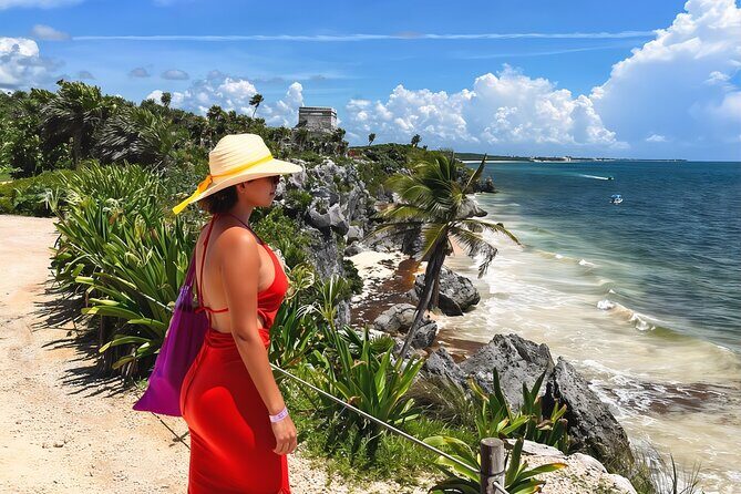 Guided tour to Tulum & Cobá ruins + Cenote + Buffet + PDC - Tulum’s cliff-top Maya city: what 90 minutes really feels like