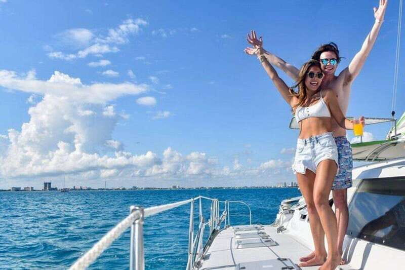 Isla Mujeres Plus Experience Catamaran Tour + Snorkel+Lunch - Open bar and onboard lunch: comfort is the point, but check your expectations