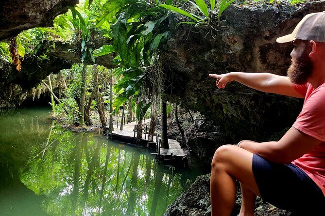 Jade Cavern ATV Tour in Cozumel with Beach Break with transfer - Stop 1: El Cedral and the 800 AD wall-painting story