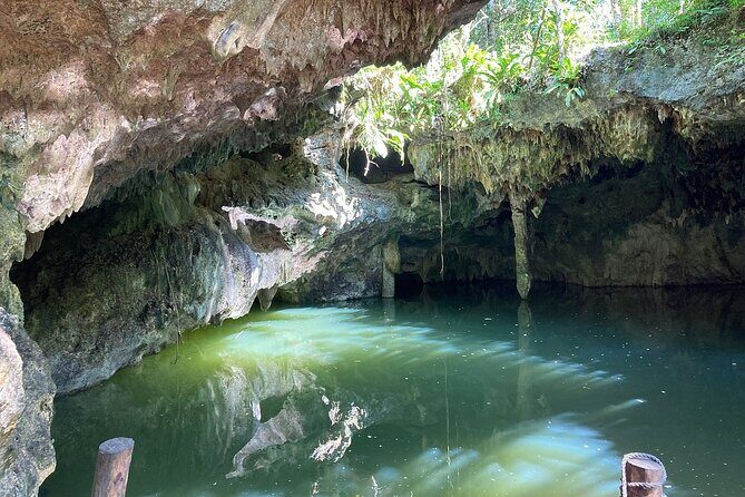 Jade Caverns Private Jeep Tour with Lunch and Snorkeling - El Cedral, Jade Caverns, and the Cenote: Cave Photos vs. Cave Swimming