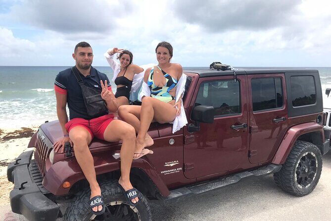 Jeep or Buggy Private VIP All inclusive - Stop 2: Yucab Reef snorkeling with clear water (or beach-club downtime)