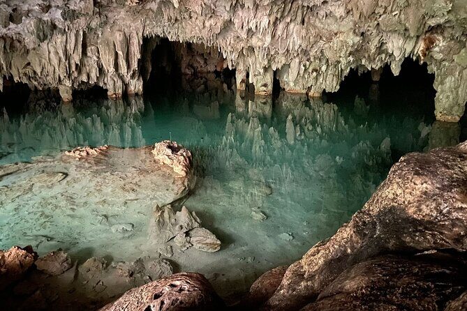 Jungle ATV Adventure: Unveiling Akumal's Enchanting Cenotes - Stop 3: a serene cave cenote swim to end on calm
