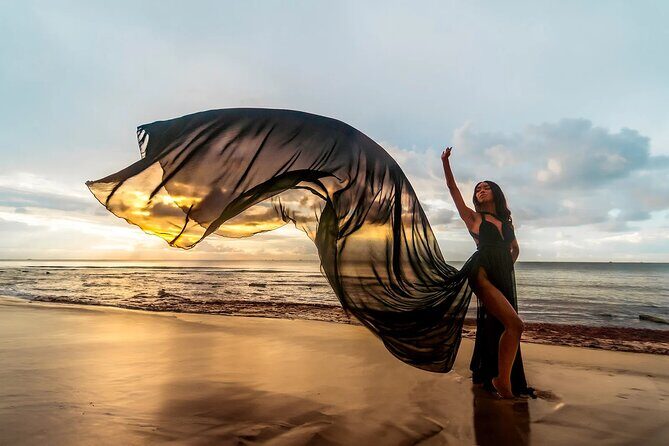 Luxurious Flying Dress Photoshoot in Riviera Maya - Adding a cinematic video and what you’ll receive