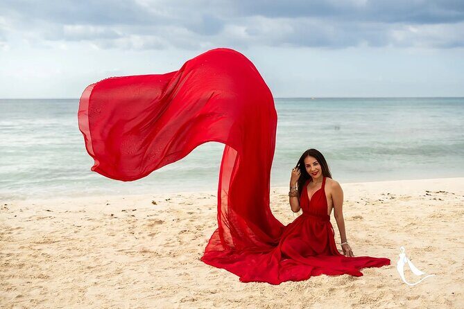 Luxurious Flying Dress Photoshoot in Riviera Maya - Team vibe in real life: communication, professionalism, and fun