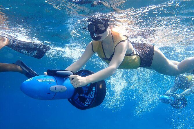 Power Snorkel By Sea Scooters & Tequila Tasting - Tequila tasting that includes history plus chocolate and salsa samples