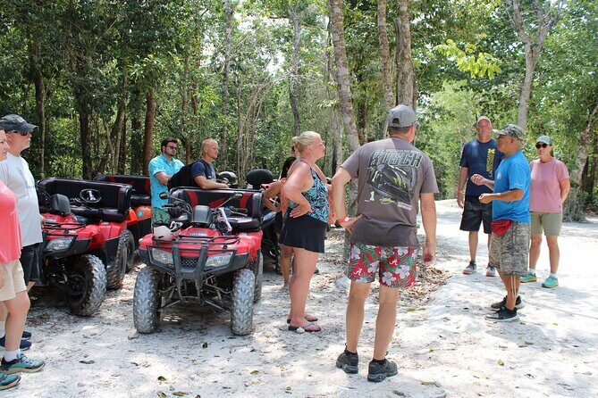 Private Buggy & ATV Tour to Jade Cavern Cenote: All-Inclusive - Playa San Martín: virgin-beach vibes plus ceviche nearby