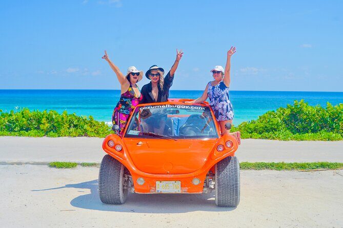 Private Buggy Tour in Cozumel, Snorkel & Lunch: All Inclusive - Stop 4: San Martín public beach and lunch with open-sea views