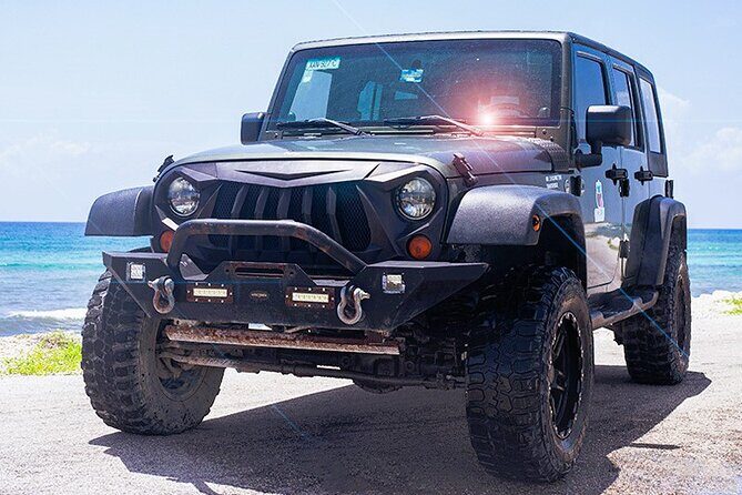 Private Jeep and 4x4 Polaris RZR Tour with Mexican Lunch - El Mirador: the east-coast viewpoint that’s all about turquoise-and-rock