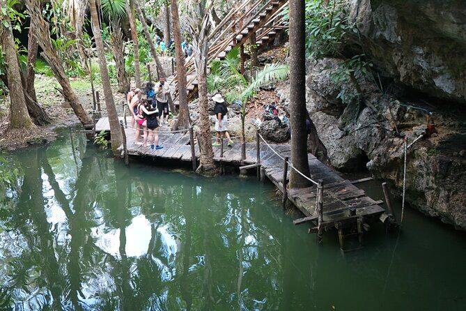 Private Jeep Cenotes Expedition in Cozumel – Swim & Mayan Park - San Martin Beach lunch: fajitas with options and a proper breather