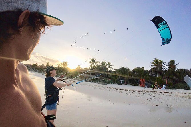 Private Kitesurfing Lessons in Tulum with a Private Beach Access 3hrs - Where You Meet: Posada Lamar, Playa Selva, and the SIANKITE Setup