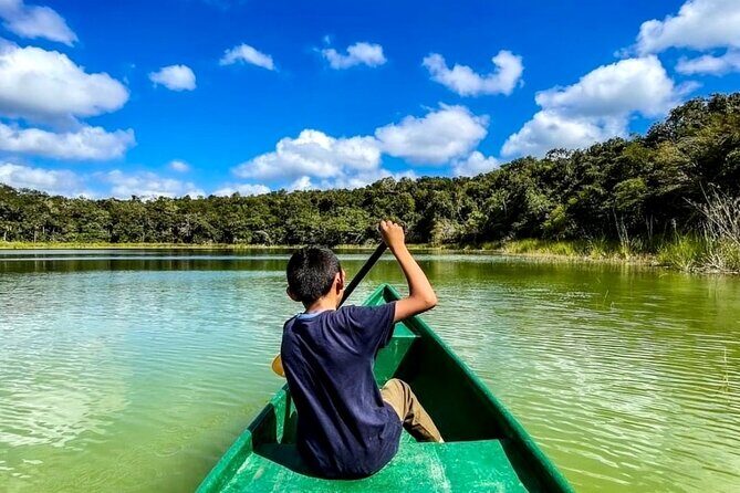 Private Tour Coba Ruin Punta Laguna Monkey Spider Cenote Mayan Village - Canoe Across the Lagoon: The Calm Part After Adrenaline