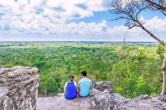 Private Tour: Coba ruins & Monkey Sanctuary with Punta Laguna - Entering Coba: biking to Pyramid No Hoch with a bilingual guide