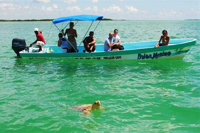 Sian Ka'an Biosphere Full Day Boat Tour with Lunch - Beach time in a shallow ocean pool: beautiful, but not always comfortable
