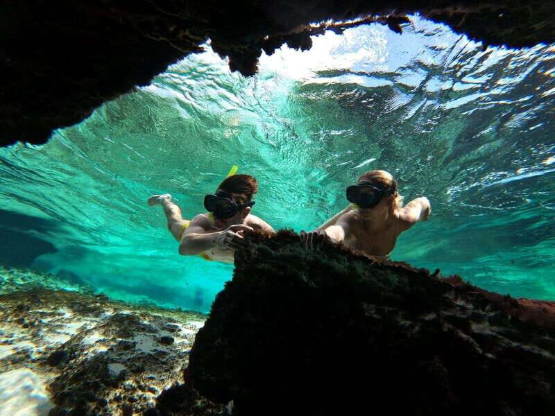 SNORKEL IN TULUM REEF, BOAT RIDE AND CALETA - Meeting at Playa Santa Fe and Getting Gear-Ready