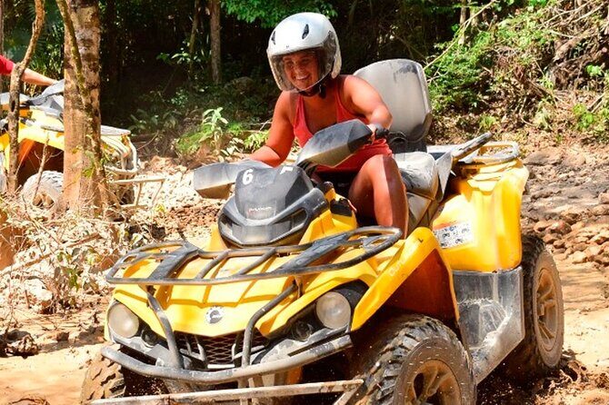 Snorkeling & Shared ATVS Express only from Riviera Maya - Shared Can-Am 450 4x4 ATV: fun trails, clear rules, real logistics