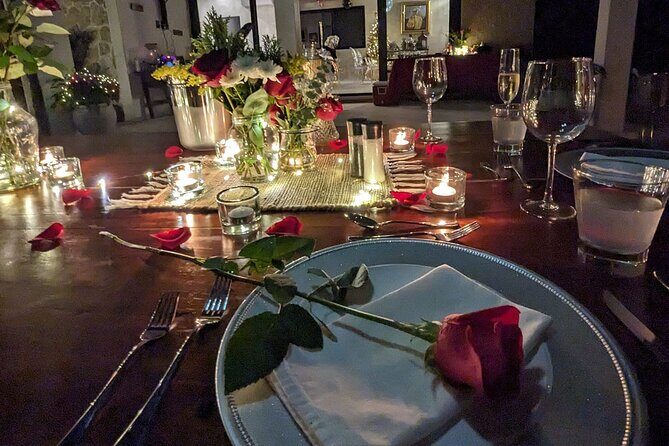 Steak or Lobster dinner in a magical jungle setting. - What You Eat: Starter Soup or Salad, Then Steak or Lobster