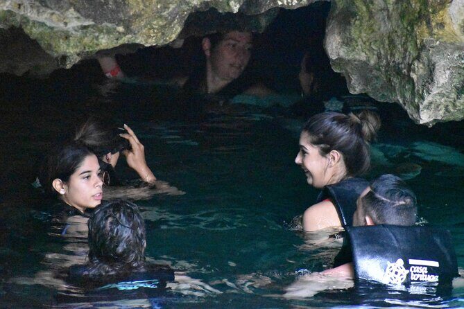 Swim in 4 different Cenotes in Casa Tortuga Park - Jaguar Cenote: the semi-open challenge and the dry passage vibe