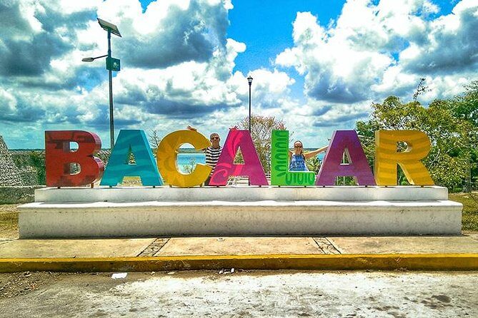 The 7 Colors Of Beauty Lagoon, Bacalar Experience from Tulum City - Bacalar time and the San Felipe Fort views you can actually use