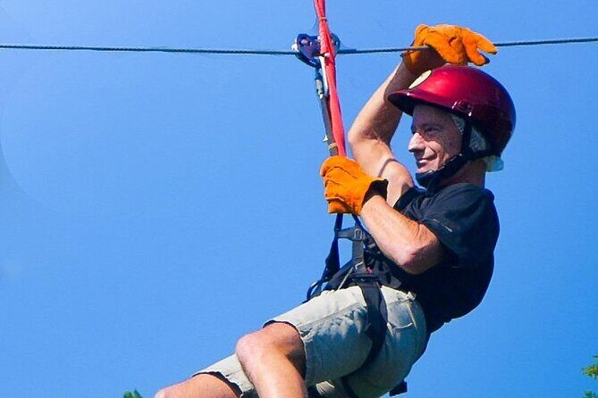 The Original Cozumel Zipline Adventure - Flying the 2,400-foot route: how 6 towers changes the feeling
