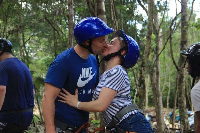 Thrills in Tulum's Jungle: Rappel, Ziplines, ATVs, Cenote & more - A packed 5.5-hour jungle day in Tulum