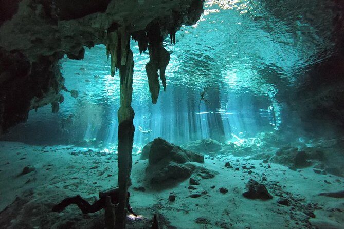 Tulum cenote diving. The ultimate experience in scuba - Mayan underworld talk: turning geology into meaning