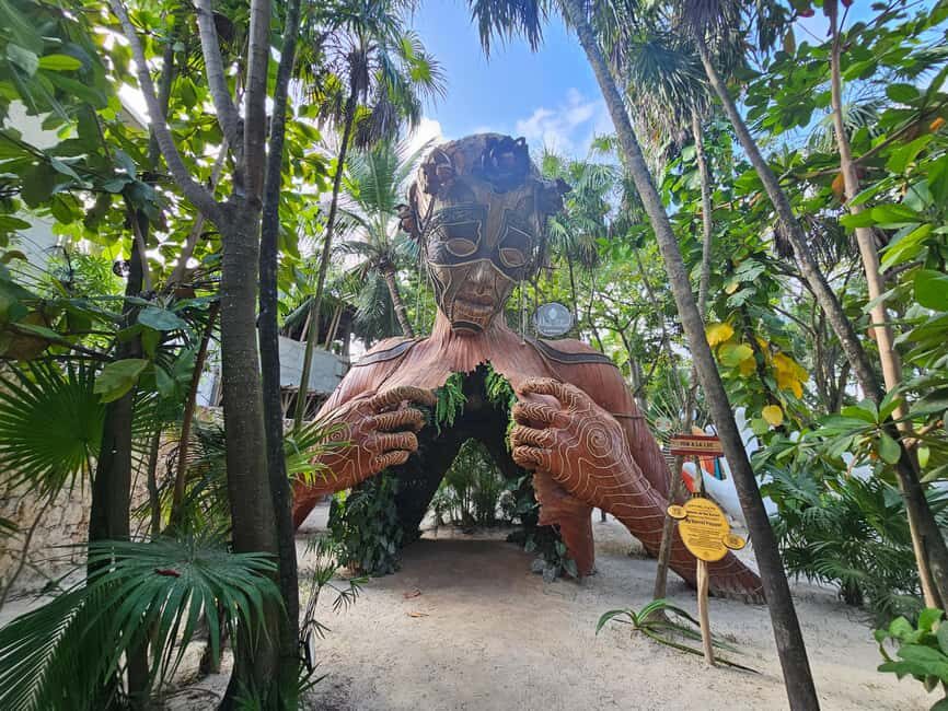 Tulum Classic: history and culture with cenote - Getting Picked Up and Hitting the Blue Letters