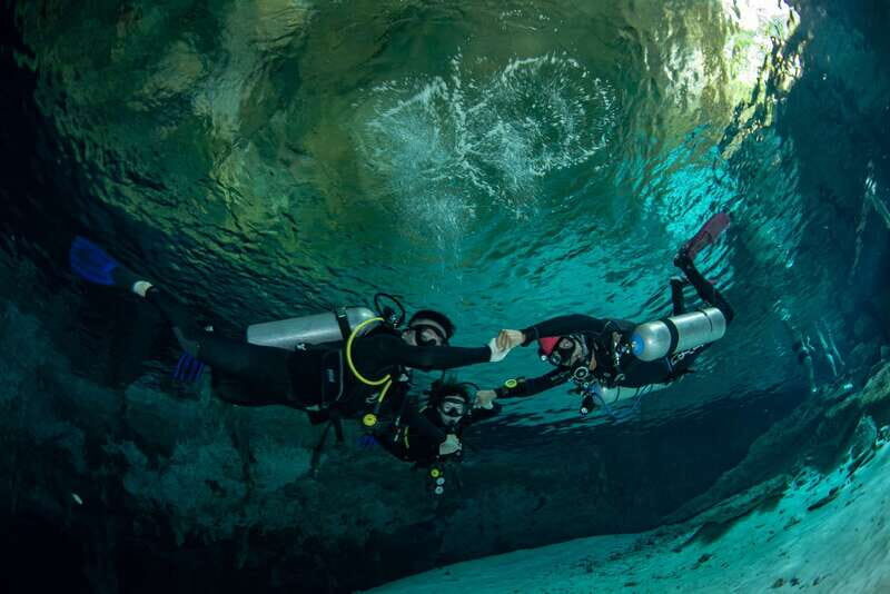 Tulum : Dos Ojos cenote 2 scuba dives (certified divers) - Dos Ojos cenote: why the cavern experience feels so different