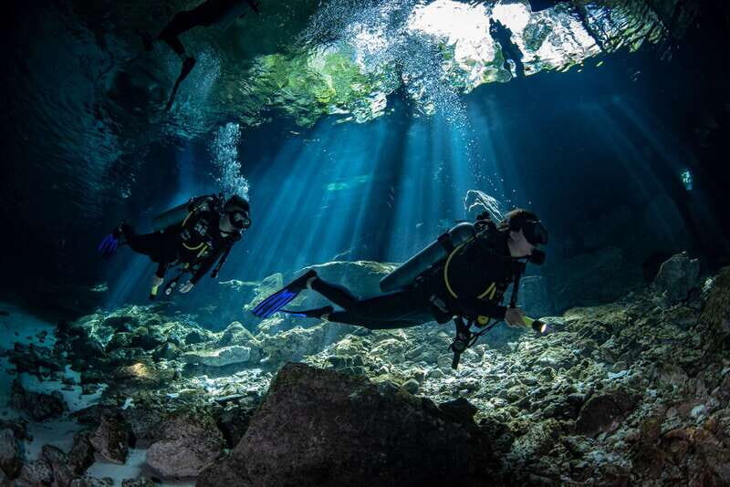 Tulum : Dos Ojos cenote 2 scuba dives (certified divers) - Two 40-minute underwater sessions: the rhythm of your half-day