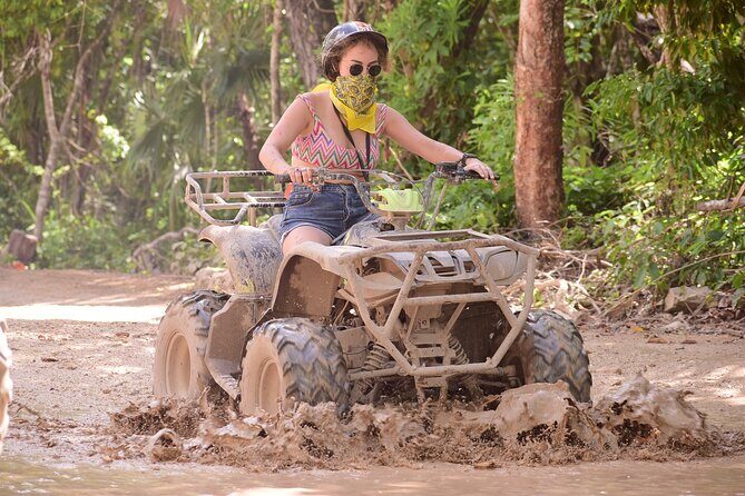 Tulum Extreme Mayan Adventure with ATV, Zipline and Cenote - Cenote Swim and Snorkel: Underground Cool-Down With a Guided Talk