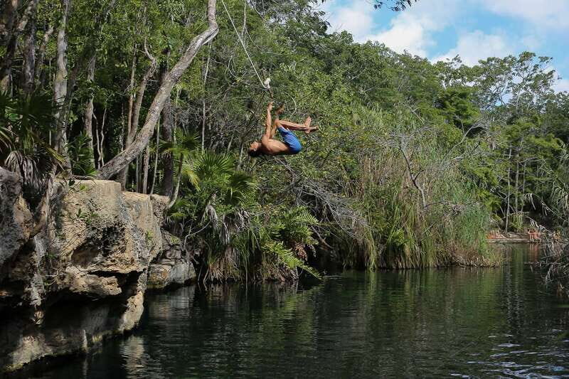 Tulum: Guided Bike Tour of Tulum Ruins, Tacos & Cenote - Cenote swim: 1.5 hours of cool water, swing ropes, and cave talk