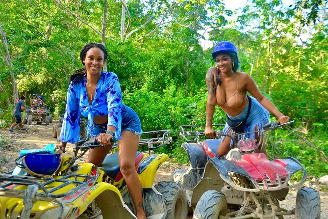 Tulum Half-Day Jungle Adventure ATV, Ziplines (4) & Mexican Snack - ATVs, ziplines, and a cave cenote: the vibe of this half-day