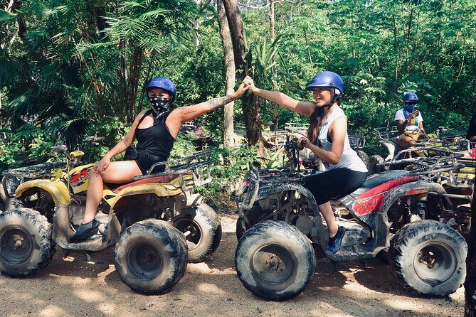 Tulum Half-Day Jungle Adventure ATV, Ziplines (4) & Mexican Snack - Rappel off a vertical wall: the one part that changes your mindset