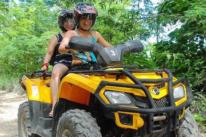 Tulum Half-Day Jungle Adventure ATV, Ziplines (4) & Mexican Snack - Cenote swim in a cave system: torchlight, stairs, and why it’s worth the wait