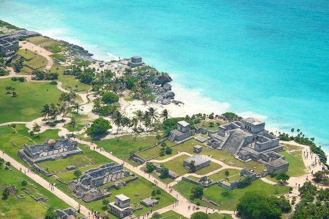 Tulum, Mayan Museum, Cobá and Cenote Multun ha, Reduced Group. - Tulum ruins and the Castillo view: budget for the cash entrance fee