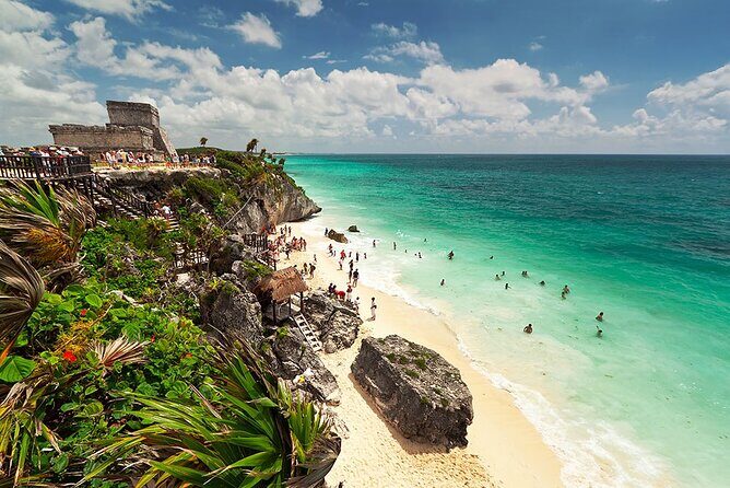 Tulum pyramids + ATV + 3 Ziplines + Rappel + Cenote + Lunch - Underground River Cenote: Beautiful Water, Real Depth Considerations