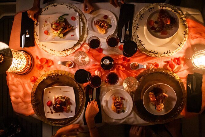 Tulum: Romantic Dinner on 34' Aventura Catamaran – All Inclusive - Four Courses With a Private Chef: What You’re Really Buying