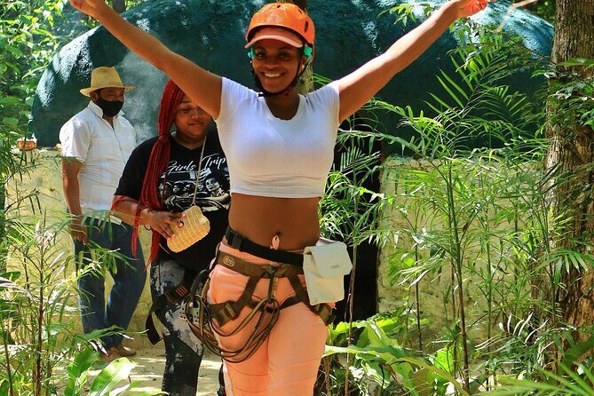 Wild Tulum Day: ATV Tour + Zip Lines + Cenote + Rappel & Lunch! - Zipline circuit over treetops: count your lines, then breathe