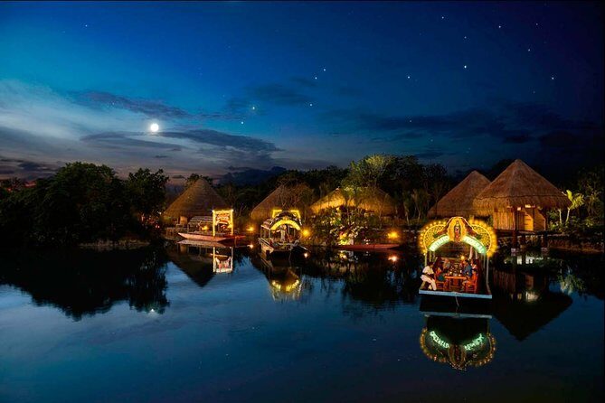 Xoximilco Night Cruise With Round Transportation from Tulum City - Mexican food, tequila, and what open drinks really means for your night