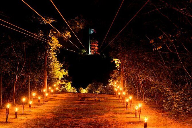 Xplor Fuego Park all inclusive from Playa Del Carmen - The underground swim (350 meters) and why it feels special at night