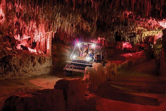 Xplor Fuego Park all inclusive from Playa Del Carmen - The 5.5 km night ride through caves and bridges: where the lights are the real guide